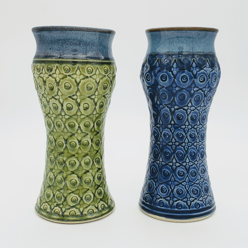 Medium Amphora Vase with Full Pattern
