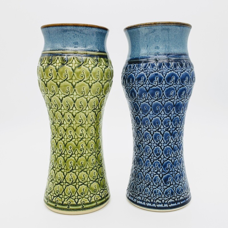 Large Amphora Vase with Full Pattern