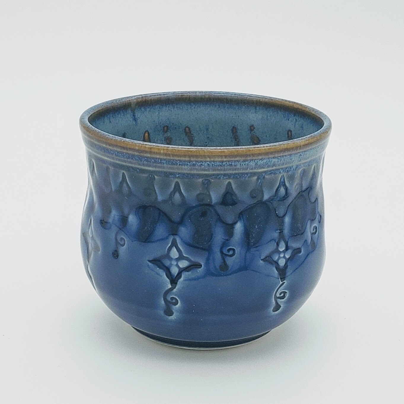 Stemless Wine Glass, color: blue