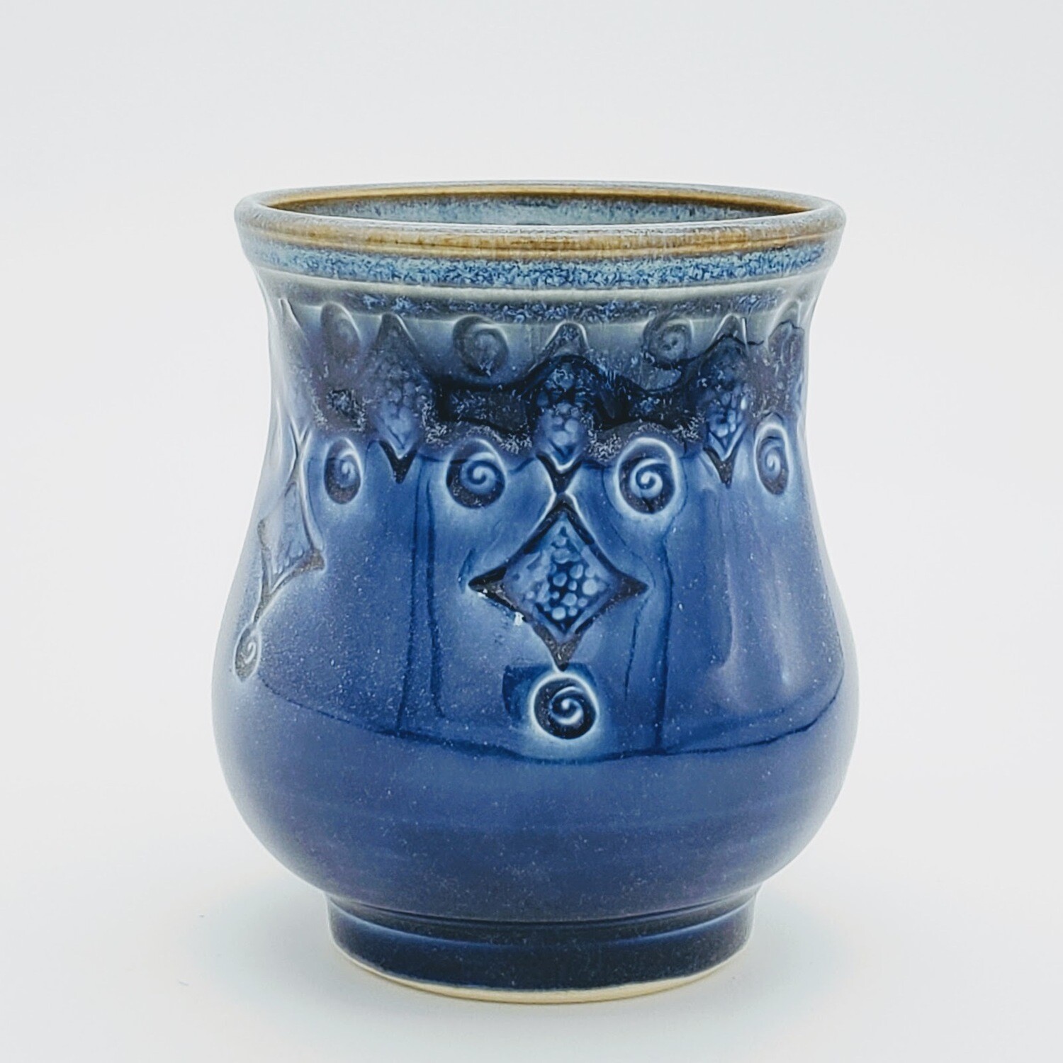 Small Tabletop Planter, Color: Blue