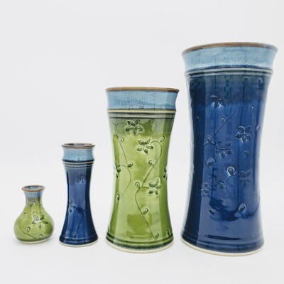 Flower Pattern Vases
