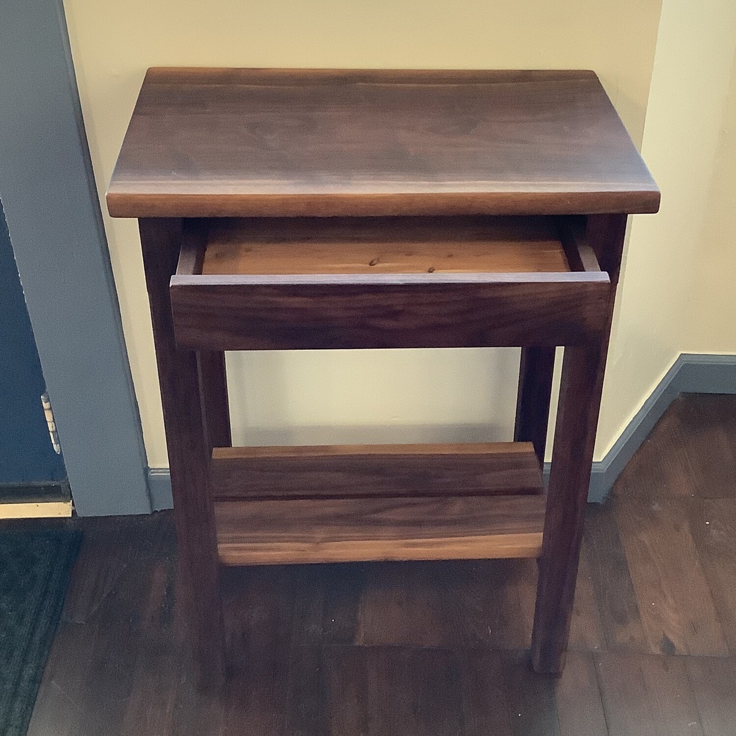 Small walnut table
