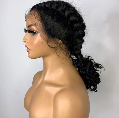 Braided Wig - 9022 - Sarah, Colour: Colour - 1B