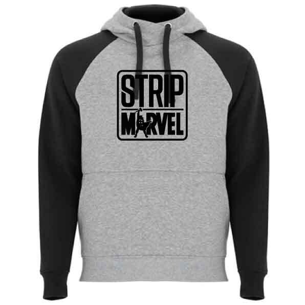 Strip Marvel sudadera negra