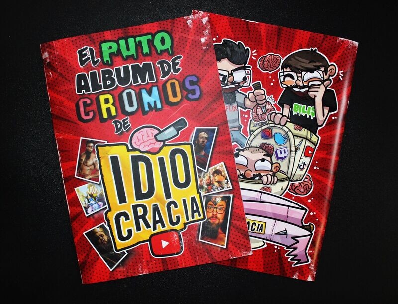 El Puto Álbum de Cromos de Idiocracia + Sobre de Cromos Aleatorio