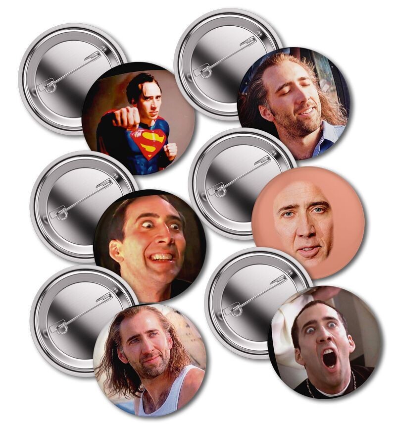 Pack chapas Nicolas Cage