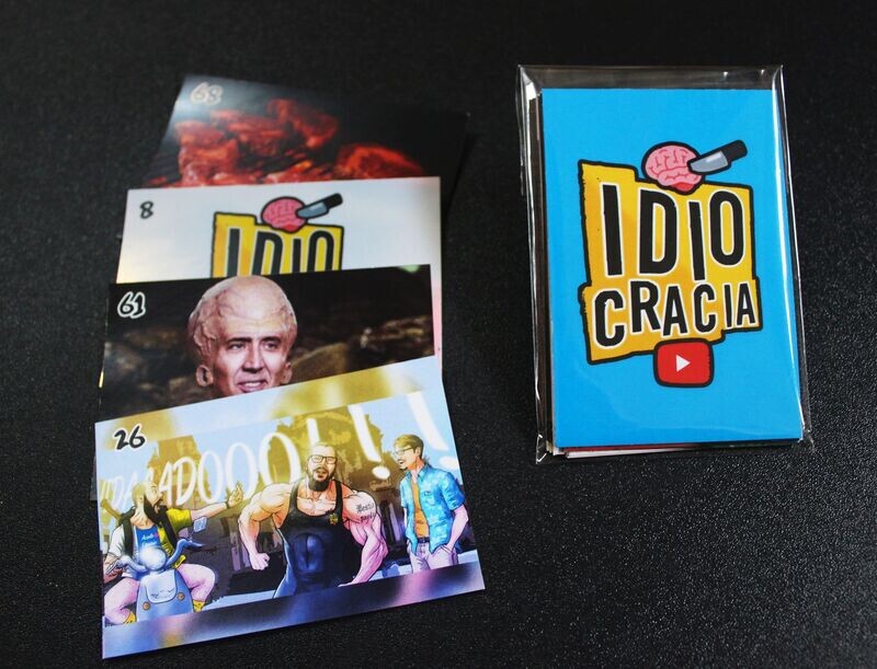 Paquete cromos Azul de Idiocracia