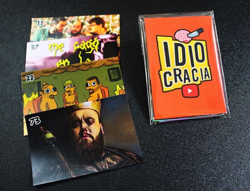 Paquete cromos Naranja de Idiocracia