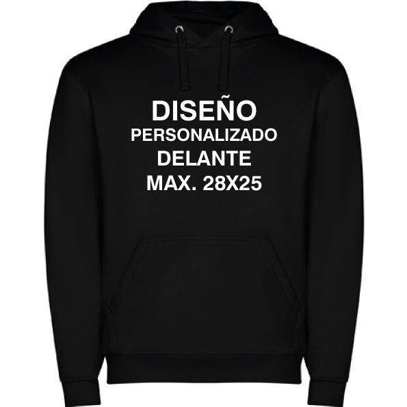 Sudadera Personalizada marcaje delante y espalda