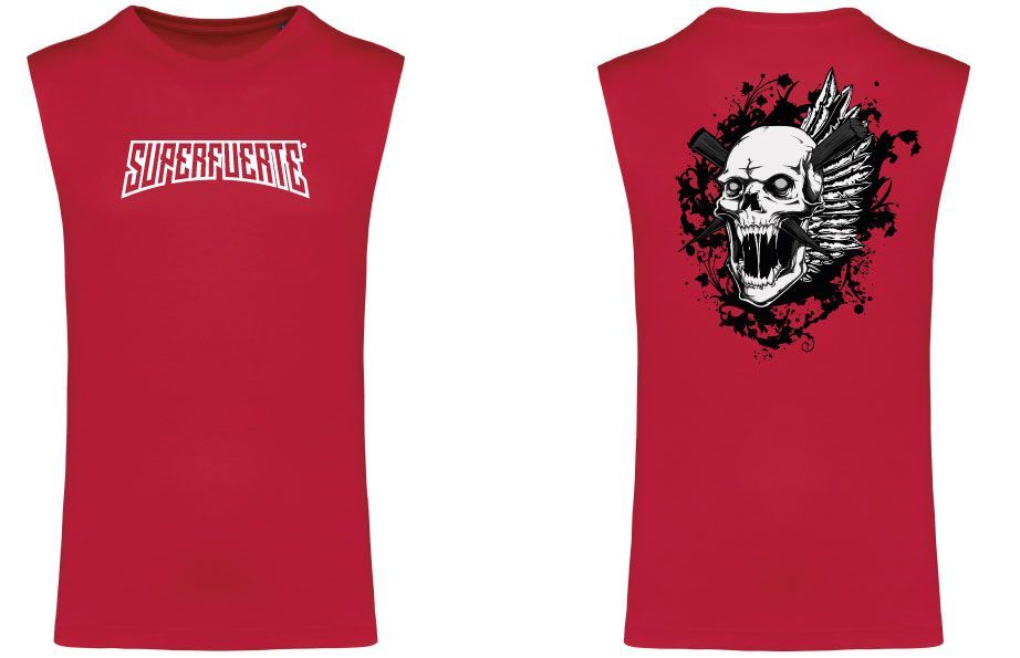 CAMISETA SIN MANGAS SKULL