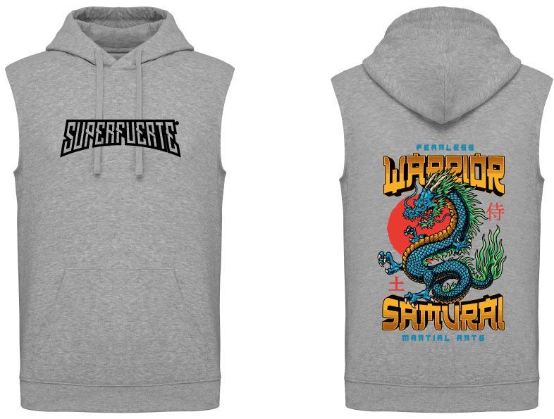 SUDADERA SIN MANGAS SAMURAI WARRIOR