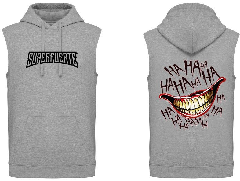 SUDADERA SIN MANGAS RISAS
