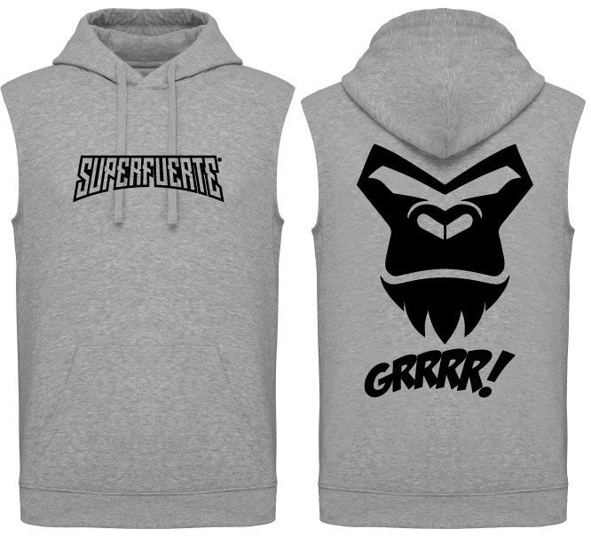 SUDADERA SIN MANGAS MONKEY GRRRR