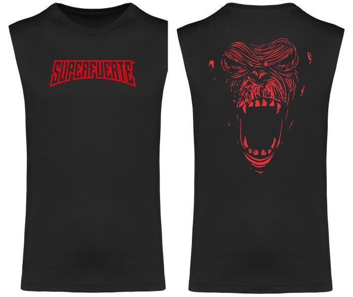 CAMISETA SIN MANGAS MONKEY RED