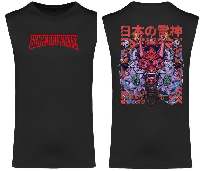 CAMISETA SIN MANGAS DEMON SAMURAI