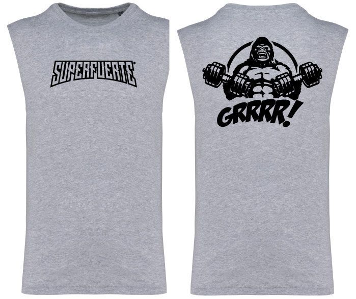 CAMISETA SIN MANGAS GORILA GRRR