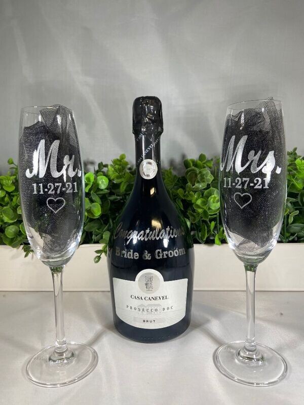 Champagne Glasses - Set of 4