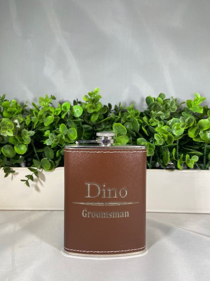 Flask - leather