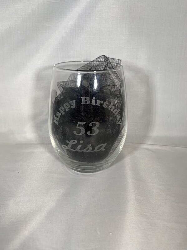 Stemless Wine/Cocktail Glass