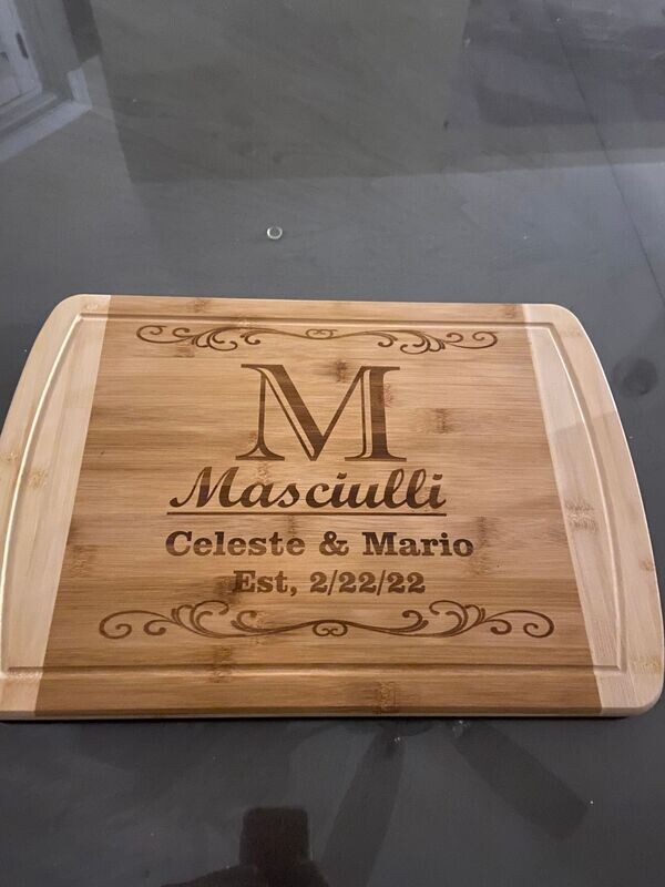 Cutting Board (One sided engraving)- LG