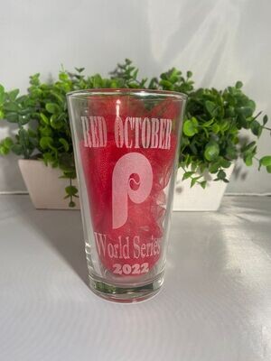 Philly World Series Pint glass  -  Set of 10