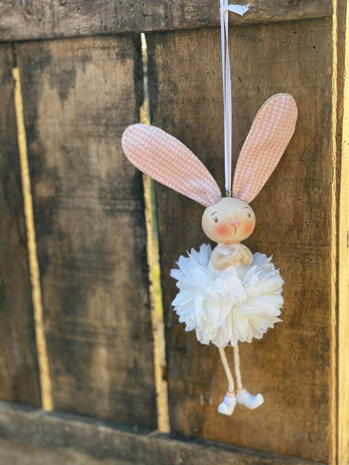 Deco hanger konijn wit
