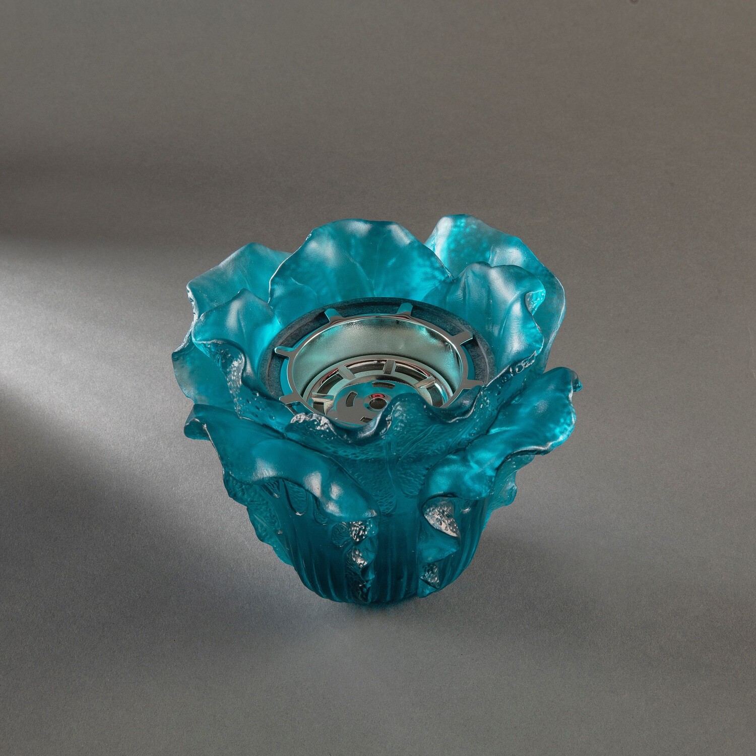 Crystal Burner "Mubkhar" - Mykonos Blue