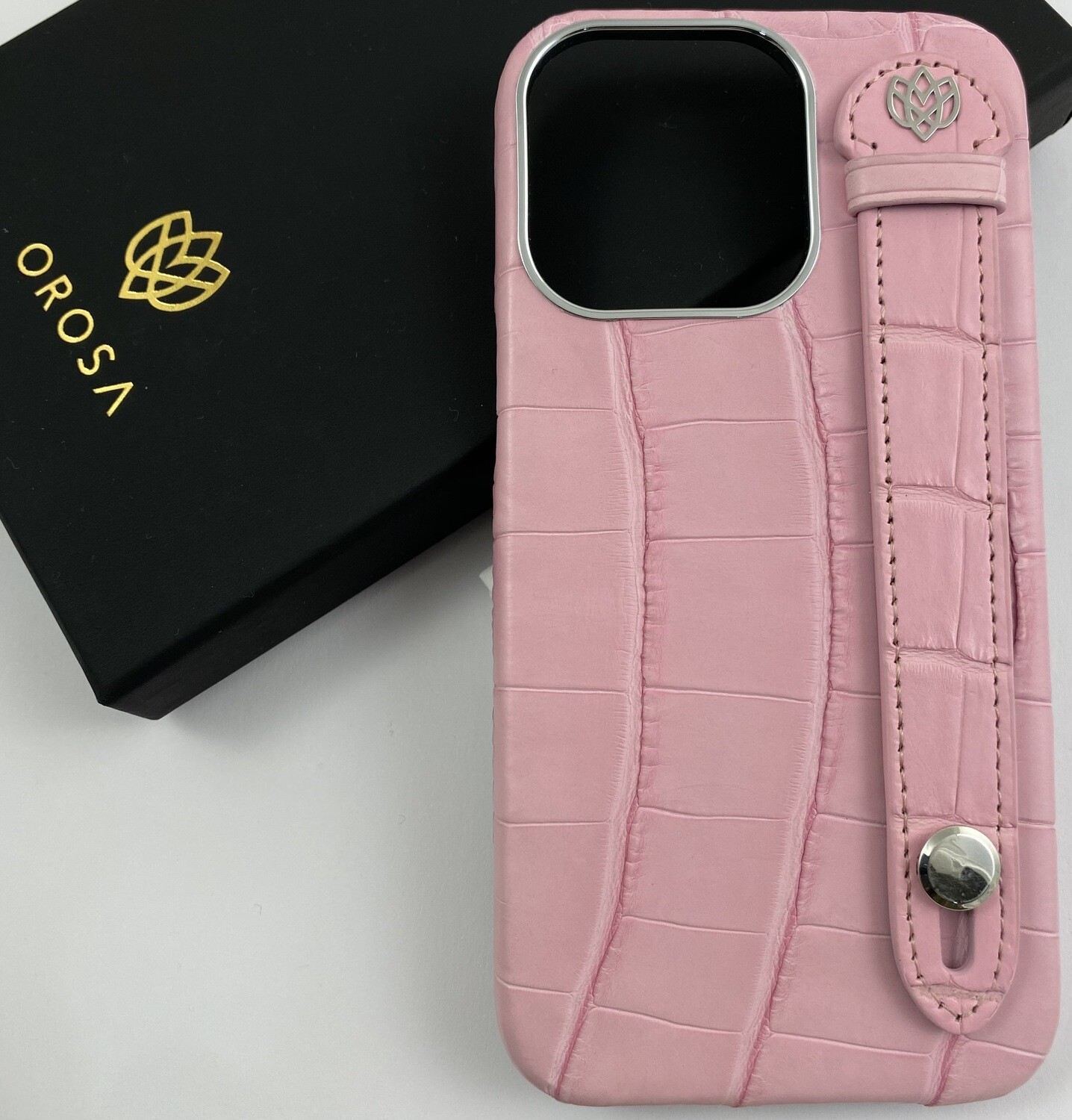 iPhone 13 case - Pink Crocodile 