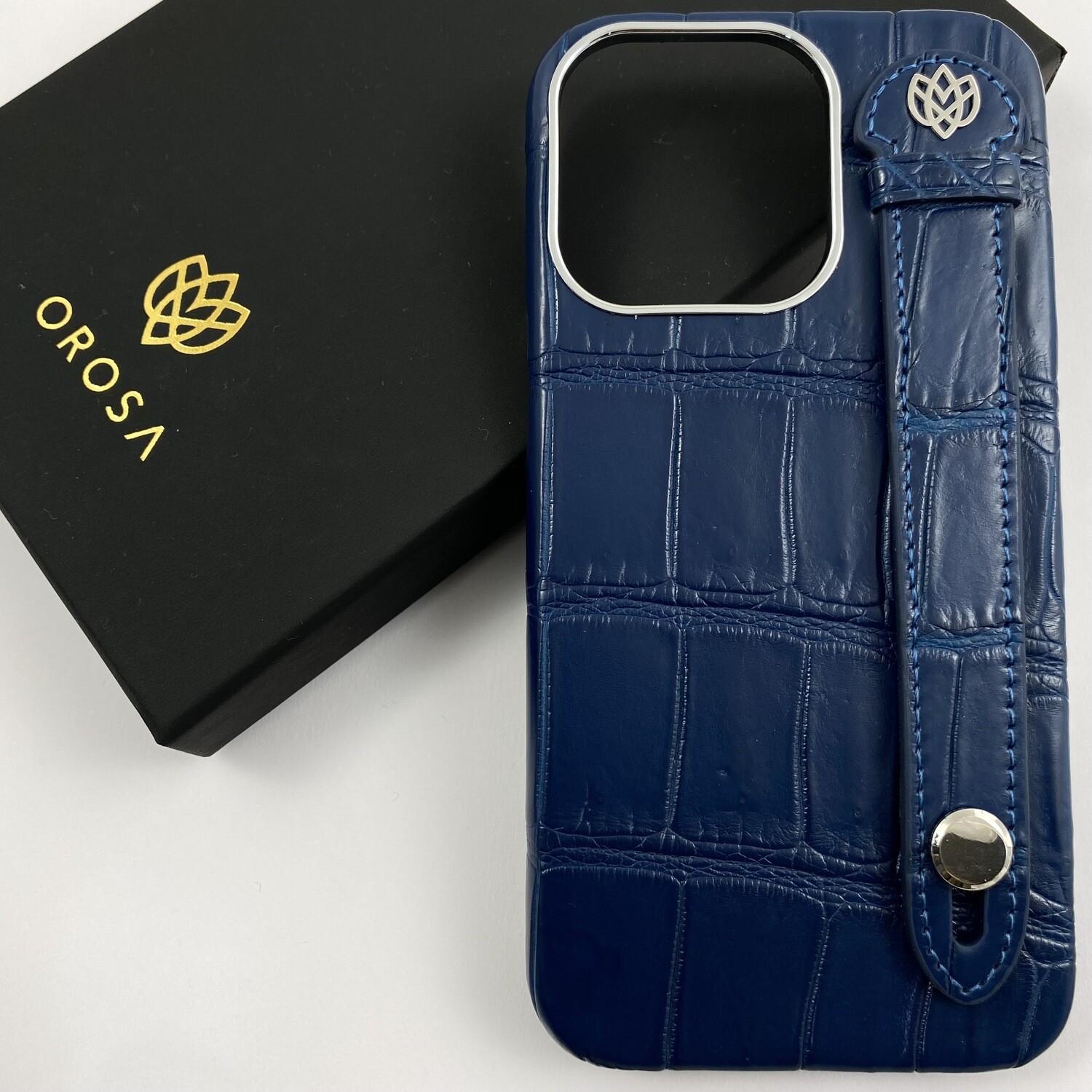 iPhone 13 case - Navy Crocodile 