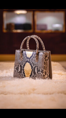 TWIG tote -Natural Gold 