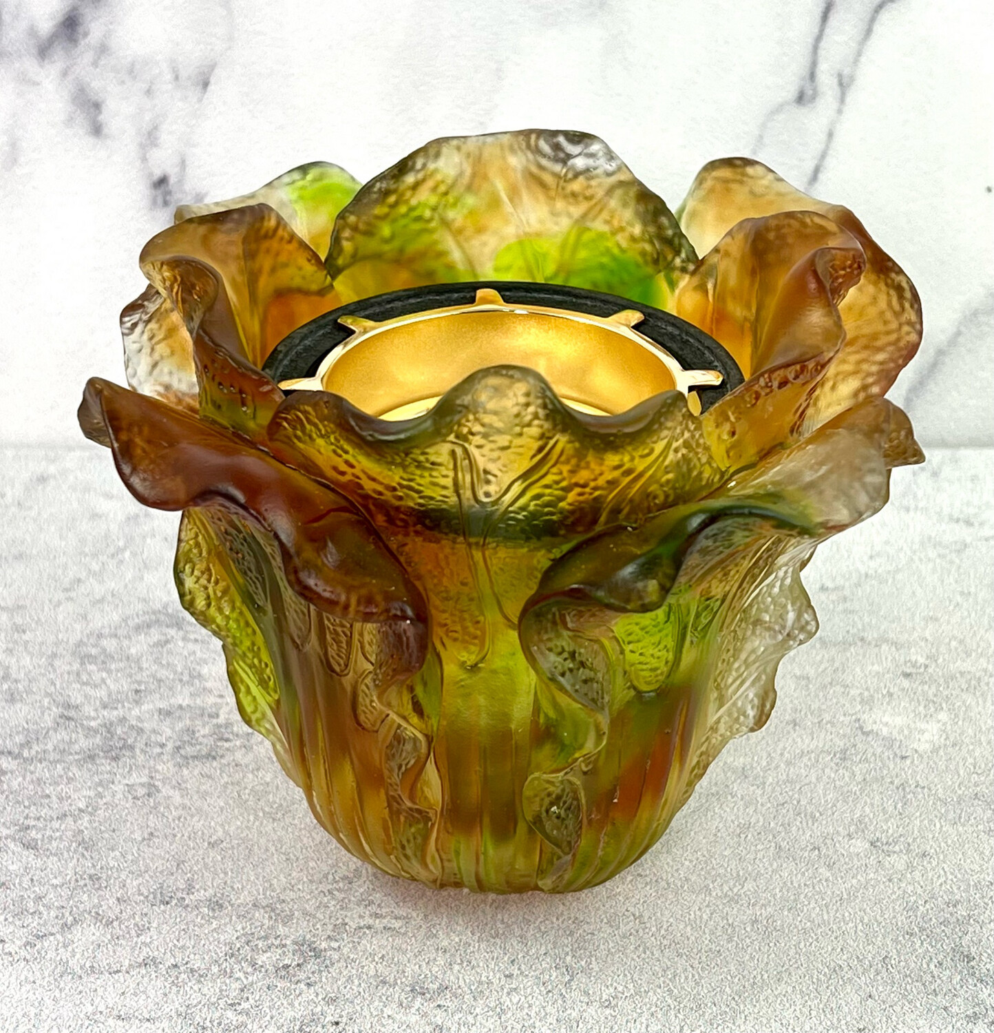 Crystal Burner - Mix Green & Amber