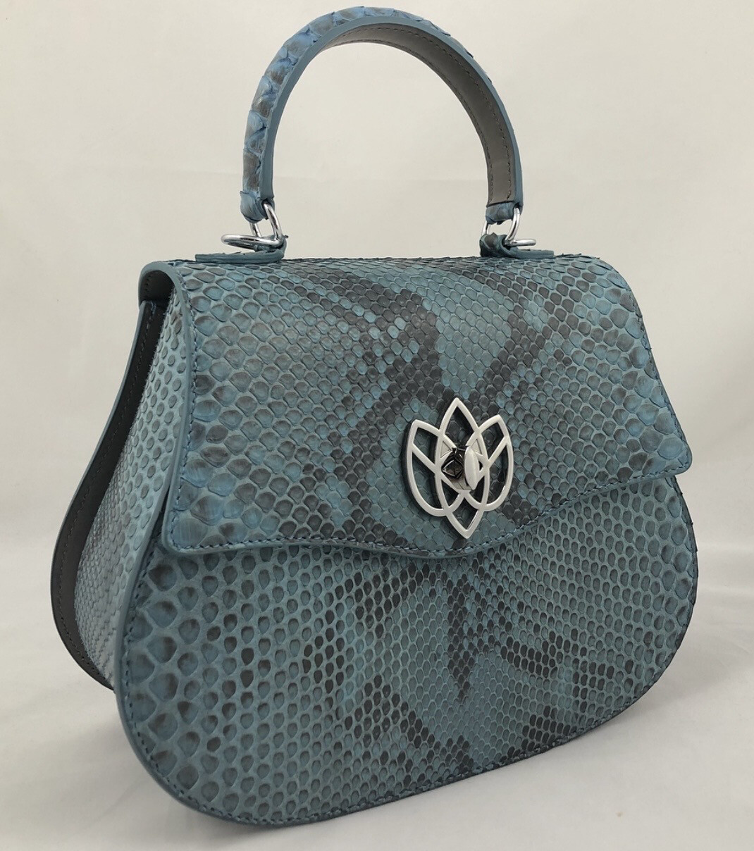 Miss OROSA Bag- Blue Python