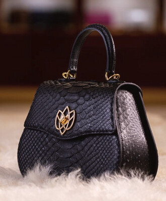 Miss OROSA bag- Black Python