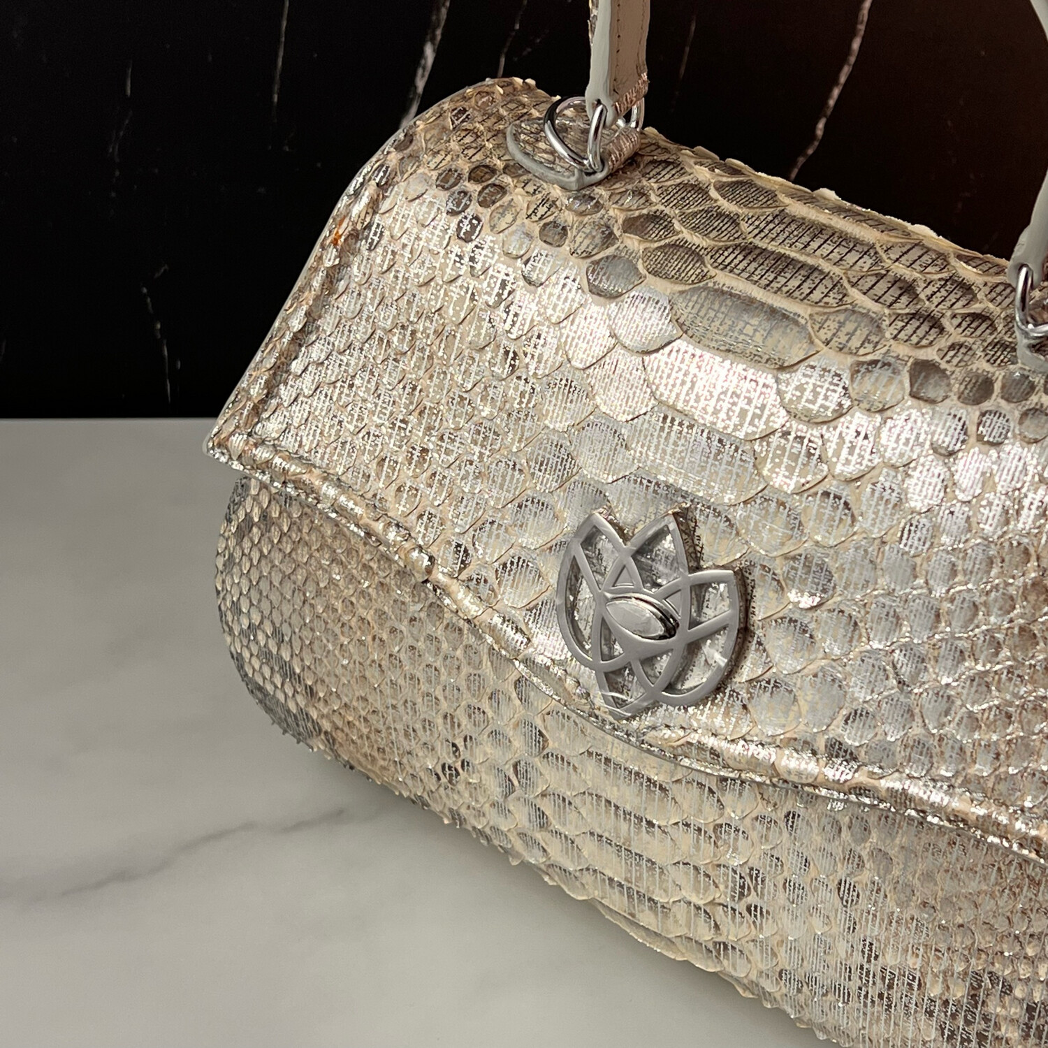 Rosalia Bag - Soft Fabric Silver