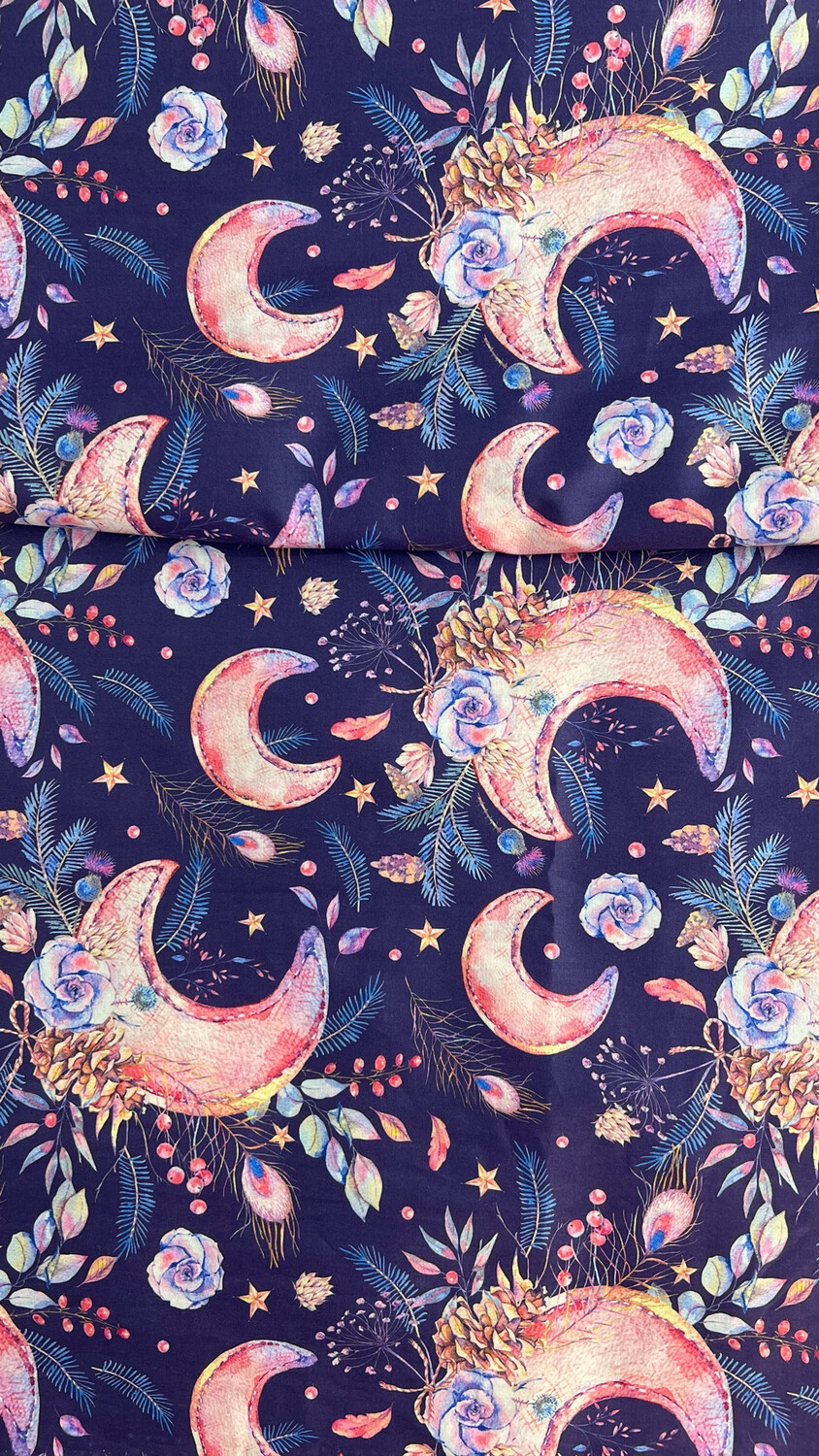 Tana Lawn Cotton - Crescent & Roses