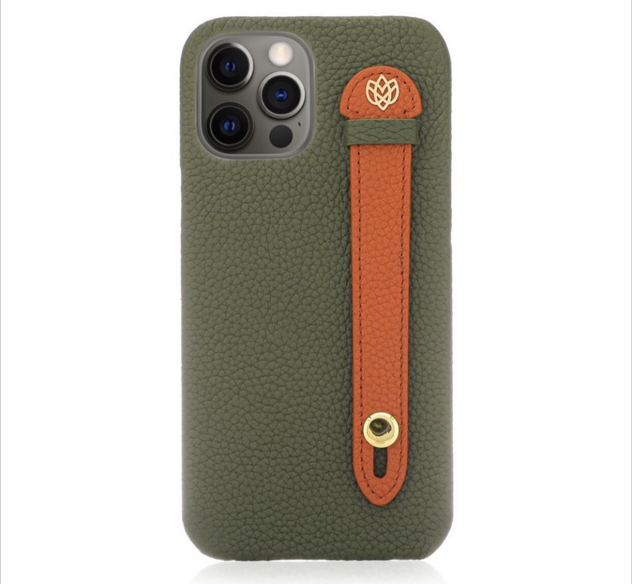 iPhone 12 Case - Army Green/ Brown