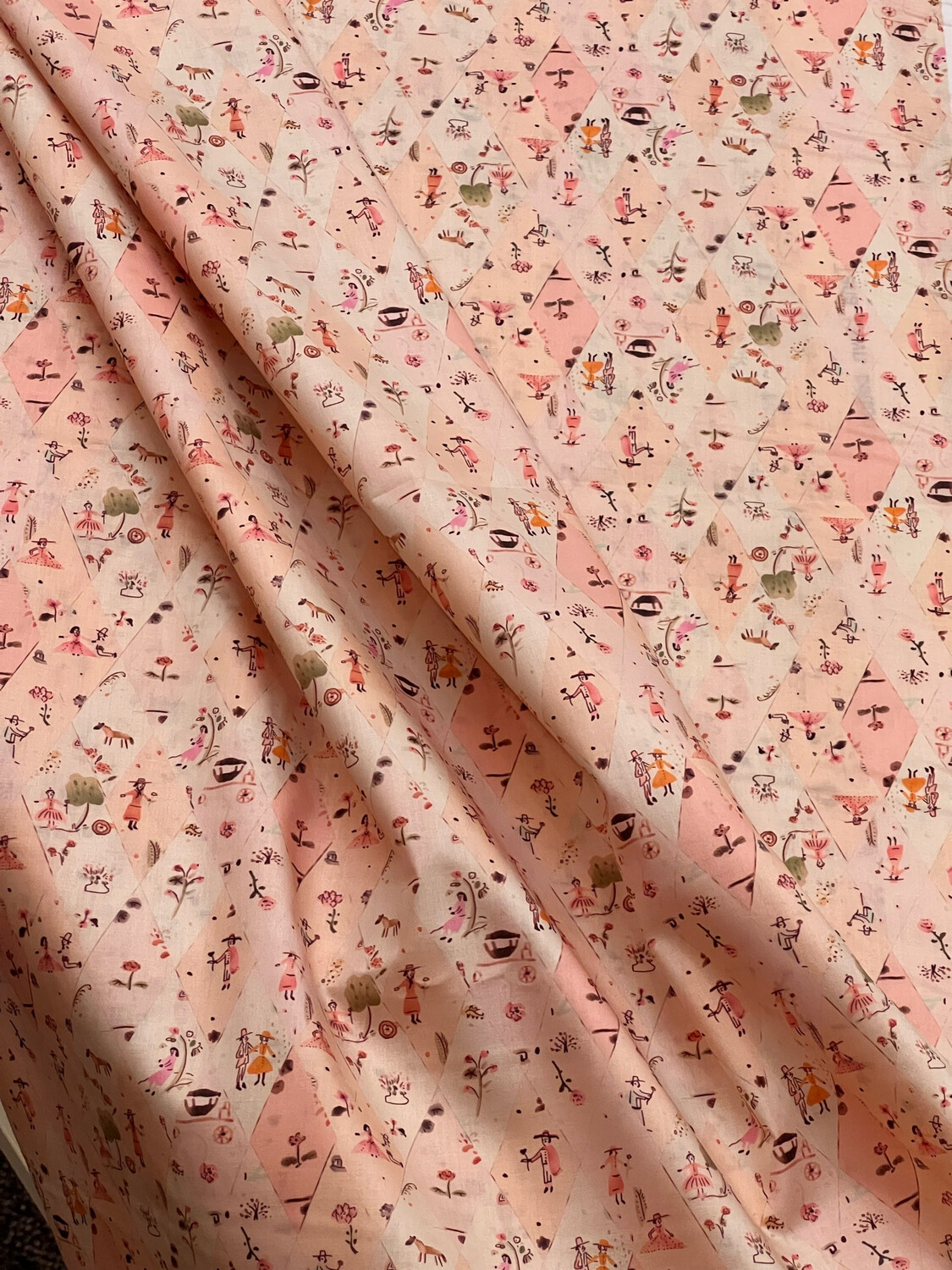 Tana Lawn Cotton Fabric - Backyard