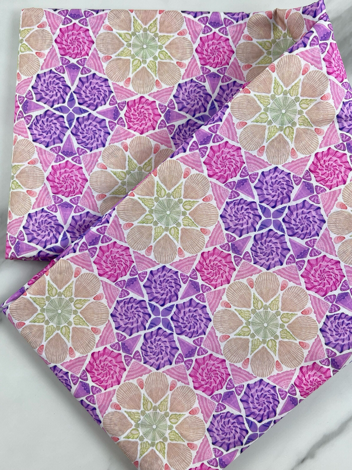 Tana Lawn Cotton Fabric - Hexa Purple