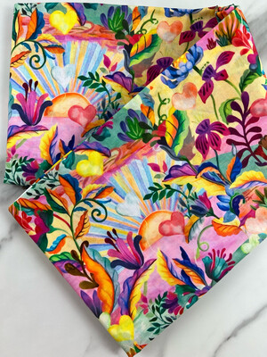 Tana Lawn Cotton Fabric - Sunshine Rainbow Tana Lawn Cotton Fabric - Sunshine Rainbow