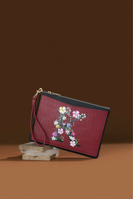 OROSA Pouch -K Maroon