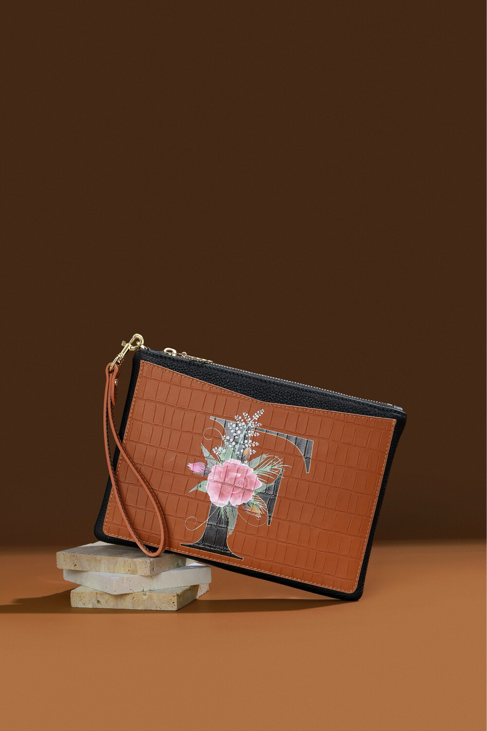 OROSA Pouch - F Burnt Orange