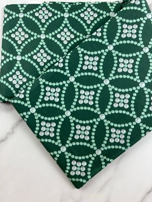 Tana Lawn Cotton - Pearls Chain Green Tana Lawn Cotton - Pearls Chain Green