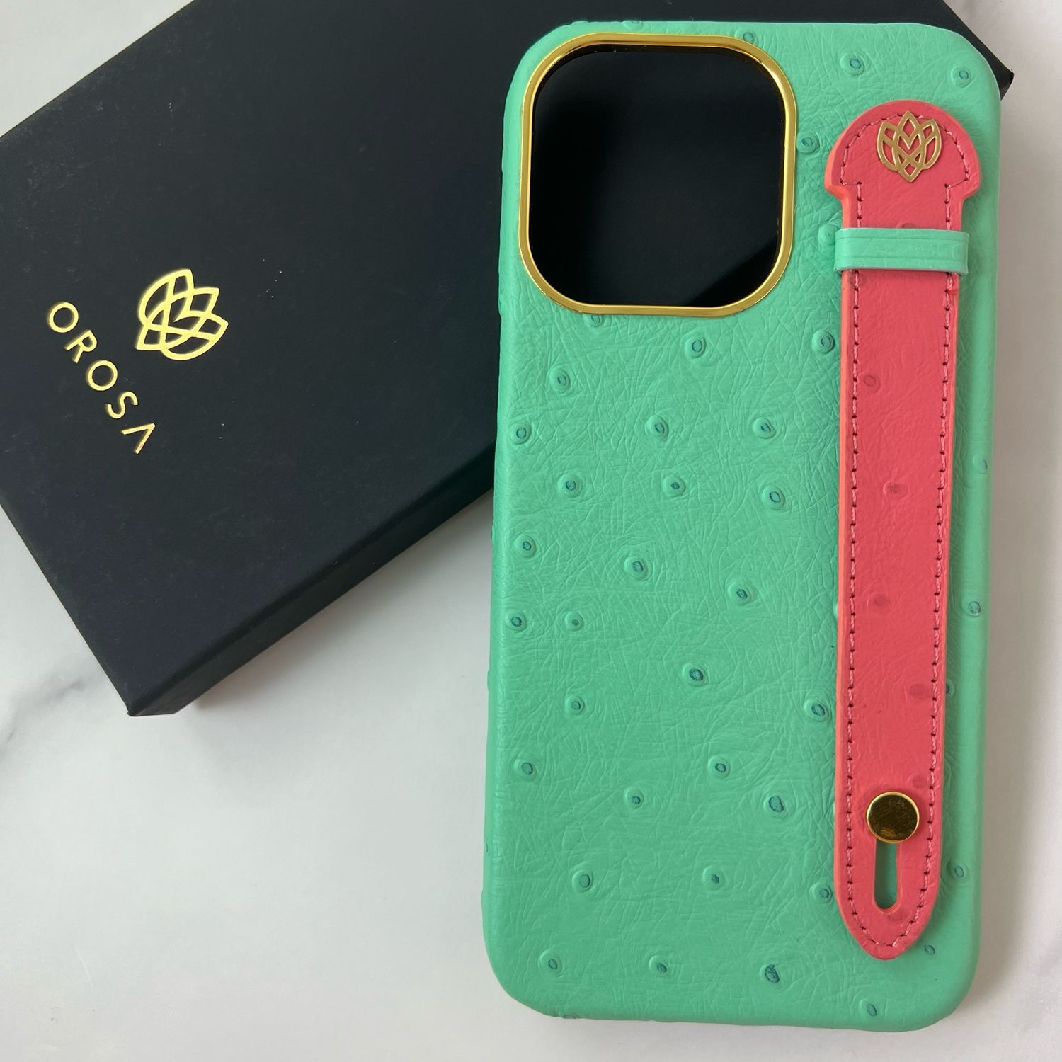 iPhone Case - Mint & Salmon