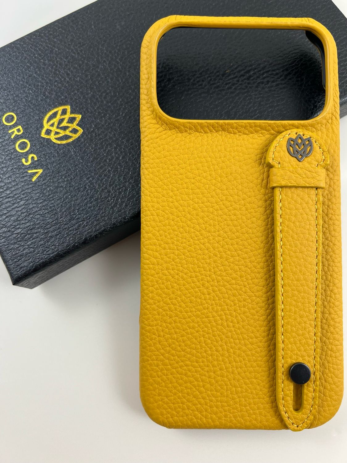 iPhone Case - Togo Leather - Yellow