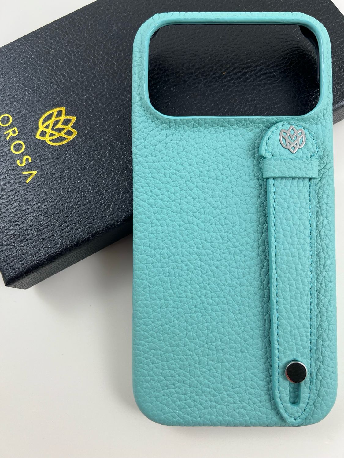 iPhone Case - Togo Leather - Sky Blue