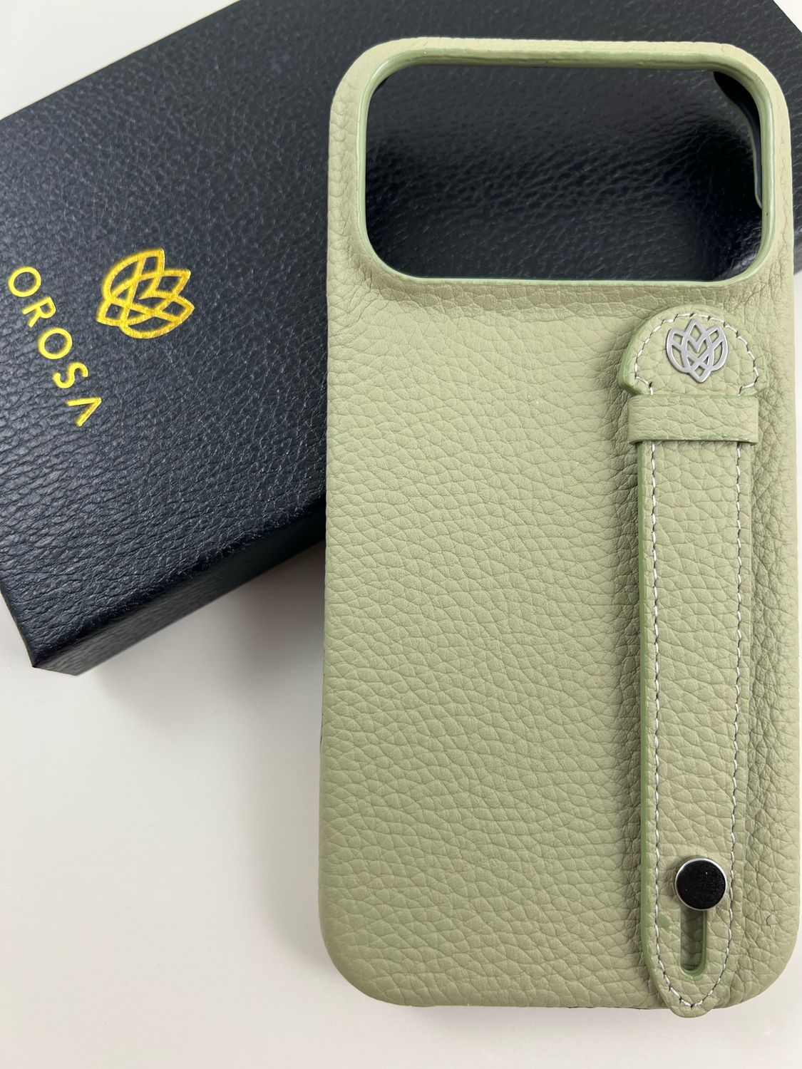 iPhone Case - Togo Leather - Soybean Green