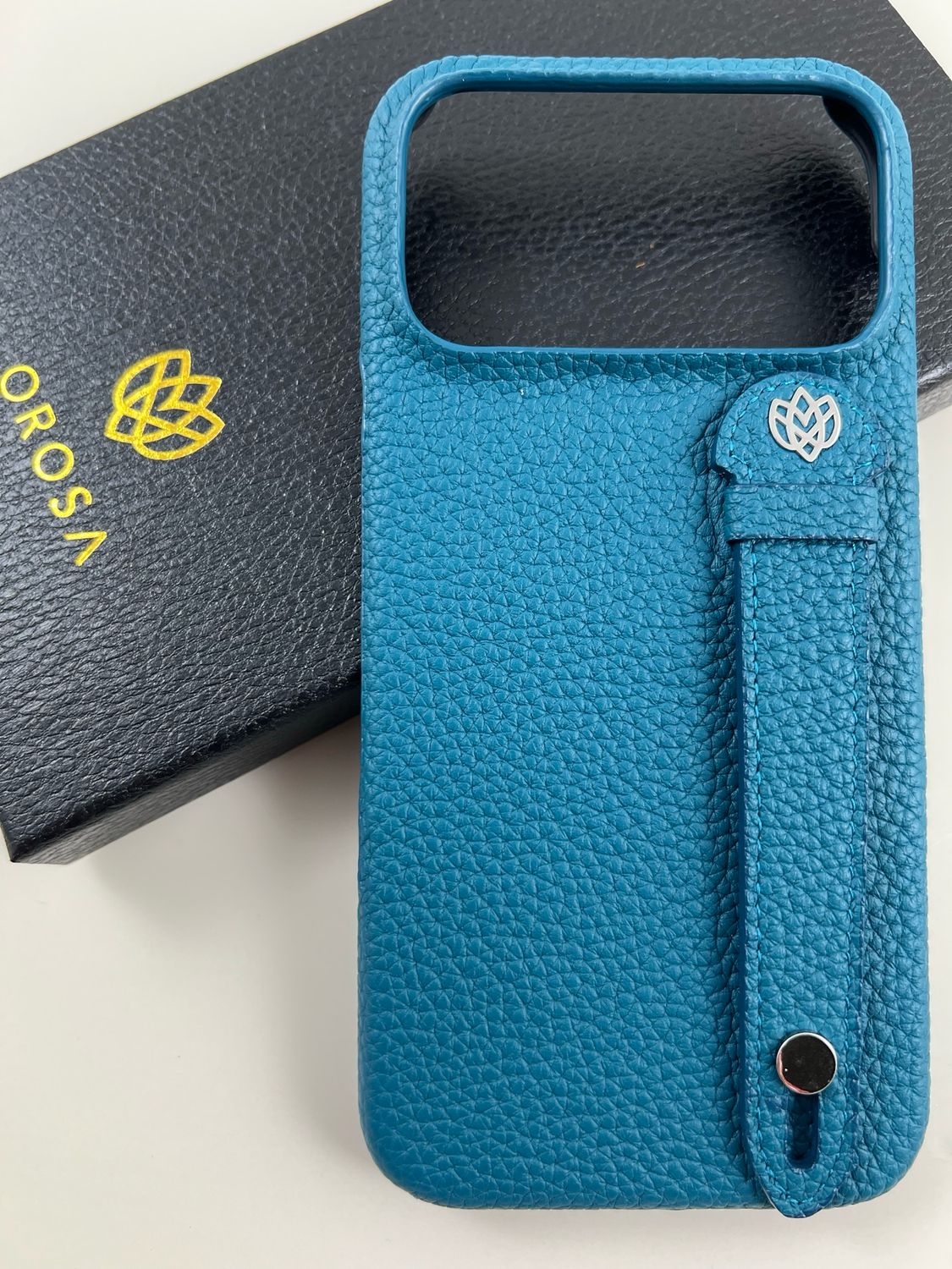 iPhone 17 Case - Togo Leather - Dark Blue