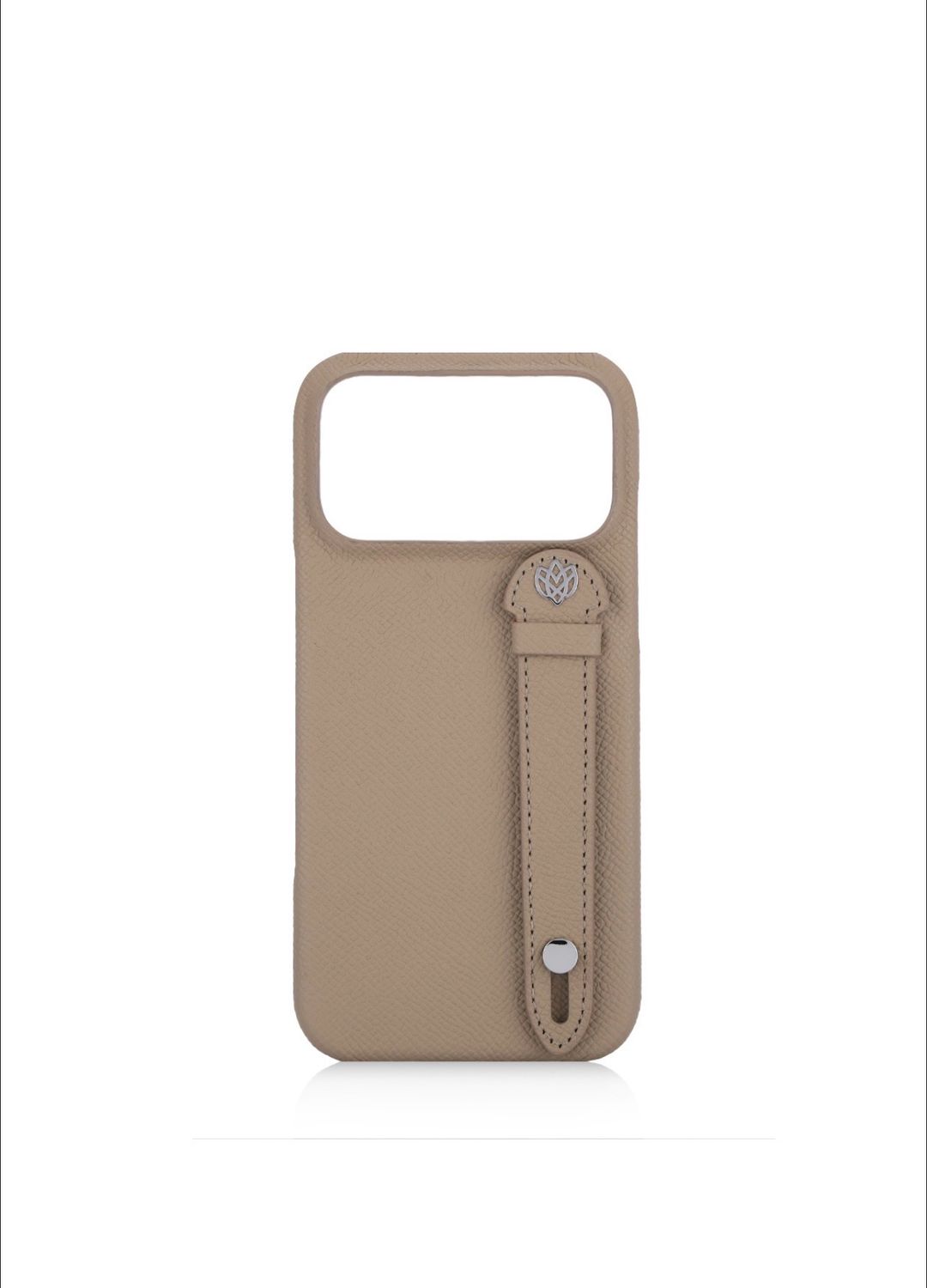 iPhone Case - Epsom Leather Khaki Grey