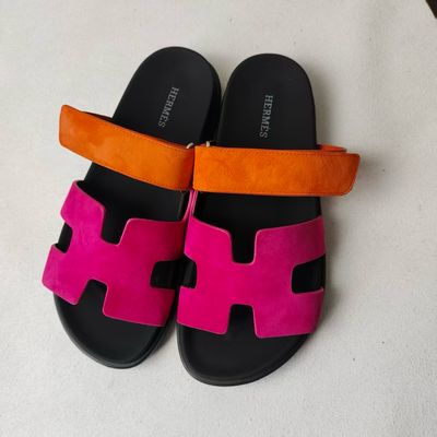 Hermes Chypre Sandal - Pink Orange