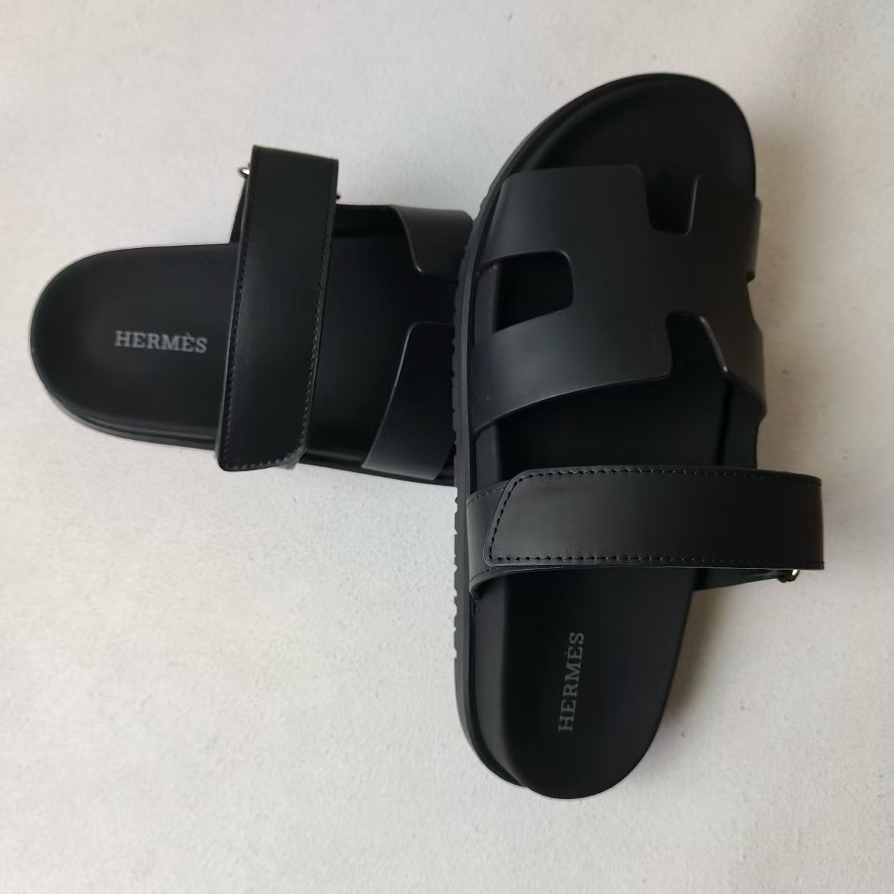 Hermes Chypre Sandal - Black